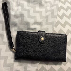 Coach Black Wristlet